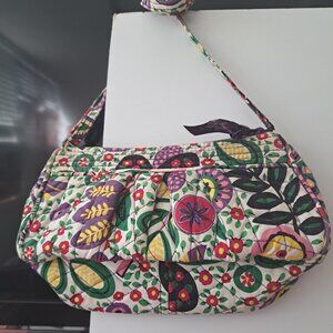 Small Quilted Cotton Crossbody Bag